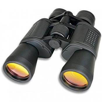 Binocular Martinez Albainox 10-30x50 con Lente de Rubí, Color Gris, Incluye Funda