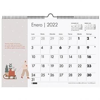 Miquelrius - Calendario de pared 2022 Slow Life- tamaño A3