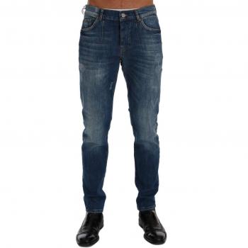 Frankie Morello Blue Wash Slim Fit Jeans - W40