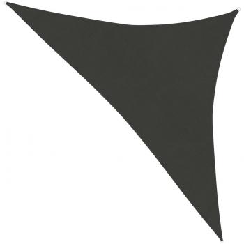 Toldo de vela gris antracita HDPE 160 g/m² 5x5x6 m