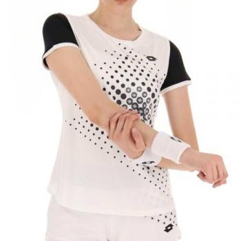 Lotto IV 1 Camiseta De Manga Corta Mujeres Blanco Verde XS