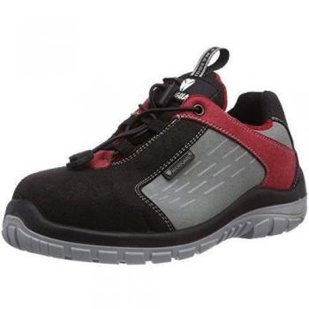 Maxguard PETER P320 - Zapatos de seguridad unisex, color rot/grau, talla 36