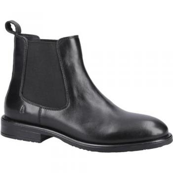 Hush Puppies Viola Women's Black Leather Ankle Boots