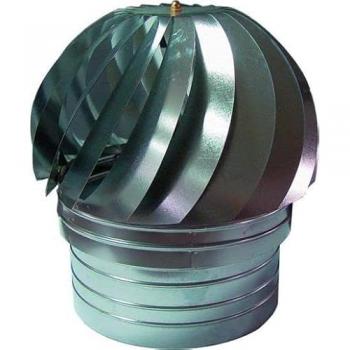 Sombrerete Tubo Estufa Extractor Acero Galvanizado Ø200 mm Exojo