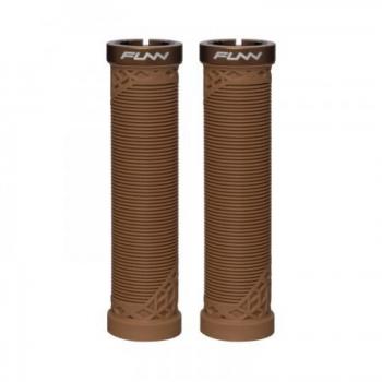 Funn Hilt Lock-On Brown Grips with 30mm Diameter and CNC Aluminum Lockring