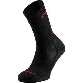 Calcetines de montaña unisex Lurbel Fuenfría negro rojo - Talla L