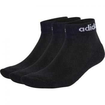 ADIDAS Calcetines C LIN ANKLE 3PP IC1303 Unisex Negro Fitness Transpirables - Pack de 3