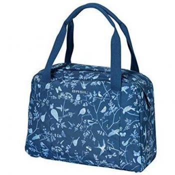 Bolsa Portaequipajes Basil Wanderlust, 18L, Azul Índigo, Sistema Hook-On
