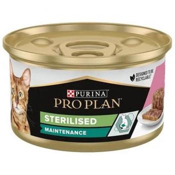 Pro Plan Adult Sterilised Salmón y Atún Tarrina Gatos 24 x 85 gr