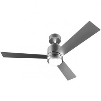 Cecotec EnergySilence Aero 4850 Style Ventilador de Techo con Luz 30W Acero Inoxidable Motor DC con Mando