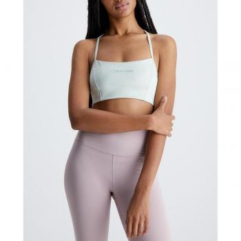 Calvin Klein Sujetador deportivo de bajo impacto CK Sport blanco - L