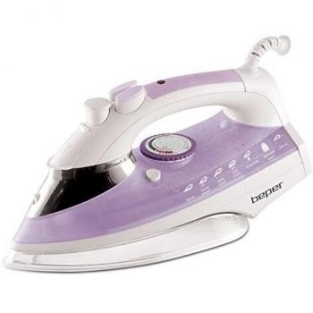 Beper Plancha de Vapor 50.815, plástico, Blanco/Rosa