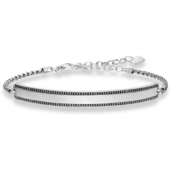 Brazalete de Mujer Thomas Sabo LBA0009-643-11-L18v con Plata Esterlina 925/1000, Pulsera Unisex Thomas Sabo 000964311L18V de 18cm