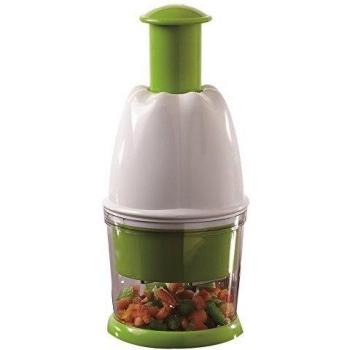 JOCCA - Picadora manual de frutas y verduras - Blanco y verde