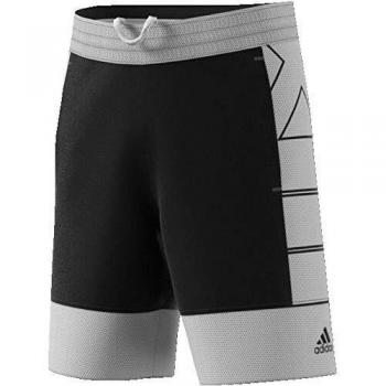 adidas Harden SHORT2 Shorts de Baloncesto, Hombre, Black/White, L