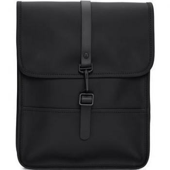 Rains Micro Backpack - Black, Unisex, One Size, Waterproof, Minimalist Design, Fits 11” Device
