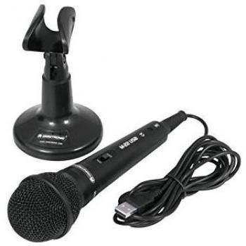 Omnitronic 13000419 M de 22 USB Micrófono dinámico Negro