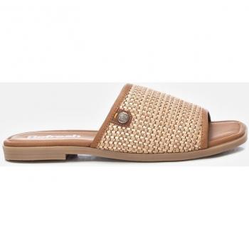 Sandalia de mujer Refresh 171956 Taupe con detalle trenzado en la correa