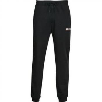 Pantalones Chándal HUGO Drokko Hombre Negro con detalles en blanco y rojo, talla S