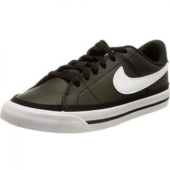 Nike Kids' Court Legacy Sports Shoes - Black, Size 37.5