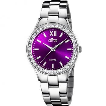 Lotus Bliss 18883/8 Reloj para Mujer de Acero Inoxidable con Esfera Morada