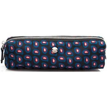 NECESSAIRE BV025D210923 - Estuche de tela de nailon y saffiano, color azul