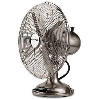 Ventilador de Mesa G3 Ferrari G50034 - Aspas de 30 cm, Estructura Metálica, 3 Velocidades, 35W