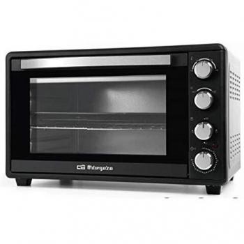 Orbegozo HOT 456 - Horno eléctrico de sobremesa con convección, 45 L, temporizador, termostato regulable, calor superior/inferior, bandeja recogemigas, 2000 W