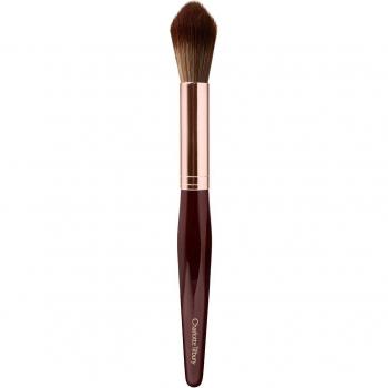 Charlotte Tilbury Powder & Sculpt Brush - Rose Gold & Night Crimson