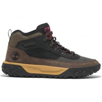 Timberland GreenStride Motion 6 Mid Lace-Up Hiking Boots for Men - Black/Brown, Size: 7.5