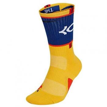 Nike U Nk ELT Crew-KD Calcetines, Unisex Adulto, Amarillo/Rush Blue/White, XL