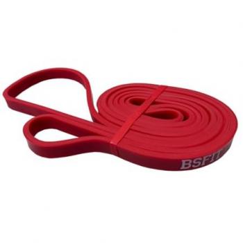 Banda Elástica BSFIT® para Dominadas en Casa - Resistencia y Versatilidad para Calistenia y Musculación (1,3cm Rojo)