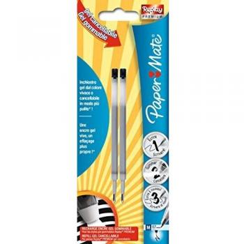 Paper Mate 948781 - Pack de 2 recambios, color negro
