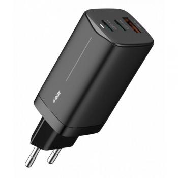 Cargador Universal iBOX C-65 Black GAN 65W