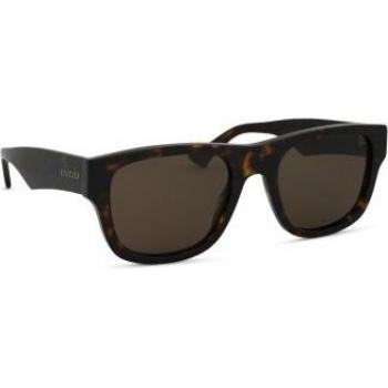 Gucci GG1427S 003 53 Stylish Sunglasses for Fashion Enthusiasts, Brown unisex, Size: 53 MM