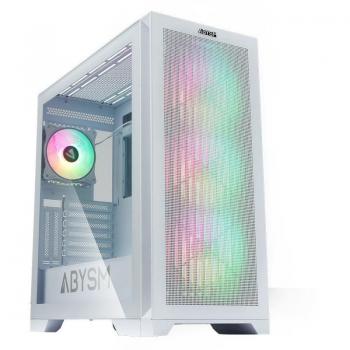 Abysm Danube Mura BX300 White E-ATX Tower ARGB Tempered Glass USB 3.2 White