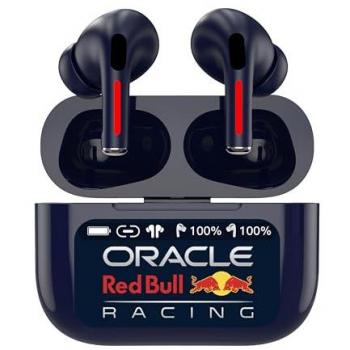 Auriculares In-Ear TWS Nitro Red Bull Racing con Cancelación de Ruido ANC, Bluetooth 5.2, Estuche de Carga USB-C, IPX5, Diseño Unisex