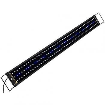 NICREW ClassicLED Luz LED Acuario, Lámpara de Acuario, Iluminación LED para Acuarios Plantados Lámpara LED para Peceras 90-110 cm, 25W, 7000K