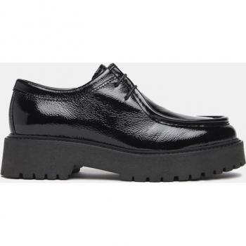 Zapatos de cordones de mujer en charol con suela de goma - Modelo I308002d