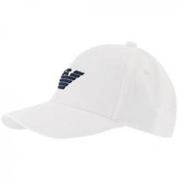 Gorra Unisex Emporio Armani Blanca con Visera Talla Única