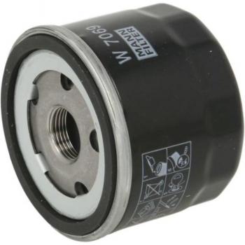 MANN FILTER W 7069 Filtro de aceite M 20 X 1.5 con válvula bloqueo retorno enroscable para HONDA: CIVIC 9, 10, CR V 4