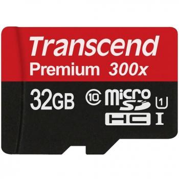 Transcend MXTFSD32GBC10U - Tarjeta de memoria micro SDHC UHS-I de 32 GB