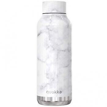 Quokka Solid - Marble 510 ML | Botellas De Agua Acero Inoxidable Sin BPA |Botella Térmica De Doble Pared - Mantiene el frío y el Calor para Niños y Adultos
