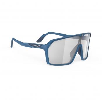 Gafas de ciclismo Rudy Project Spinshield azul agua lente ImpactX Photochromic 2 Laser negro