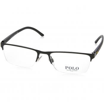 Polo Ralph Lauren 0PH1161, Monturas de Gafas para Hombre, Matte Black, 55
