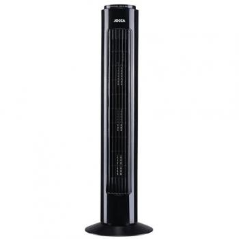 Ventilador de Torre Jocca 74 cm con Mando a Distancia, Temporizador hasta 7.5h, Oscilante, 3 Modos de Viento y 3 Velocidades - Potencia de 50W