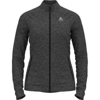 Odlo Women's Full Zip Fleece Mid Layer Jacket - Grey Melange