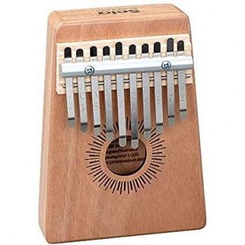 Sela 10-Note Mahogany Kalimba with Case and Tuning Hammer