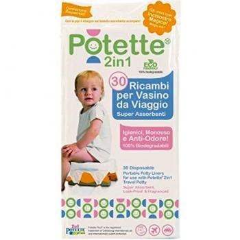 Recambios para Potette Plus 2 en 1 – Paquete de 30 bolsitas desechables para Potette Plus