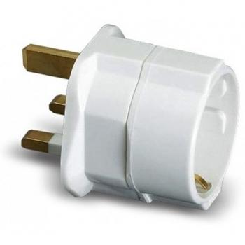 FAMATEL 1407 - Adaptador inglés europeo 10A-250V